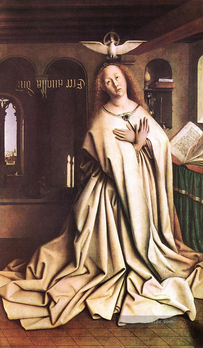 Der Genter Altar Maria der Verkündigung Renaissance Jan van Eyck Ölgemälde